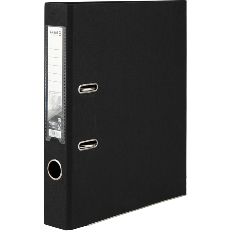 Папка-реєстратор Axent Delta D1711-01C, двостороння, A4, 50 мм, зібрана, чорна